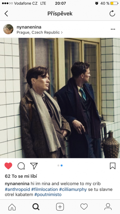 Adam byt - film Anthropoid 2016
